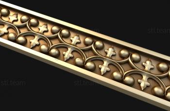3D model Grid and pearls (STL)